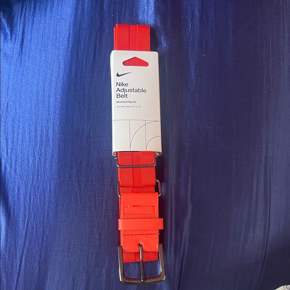 Nike Bright Orange Adjustable Belt